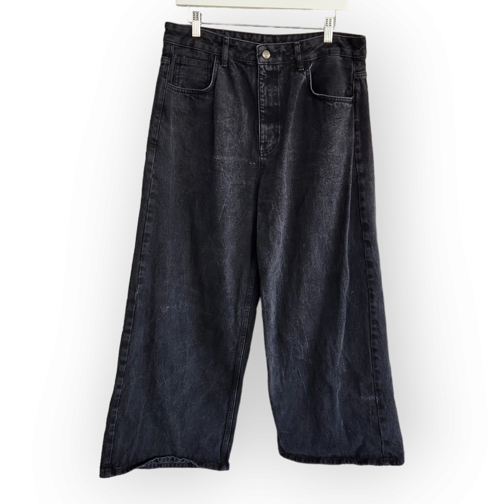 Reclaimed Vintage Black Wide Leg Jeans